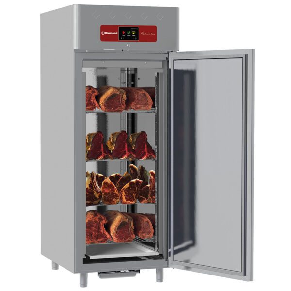 Diamond Europe - Armoire de maturation dry aging pour viande 850 Lit. ventilée - 1 porte - 20xGN 2/1