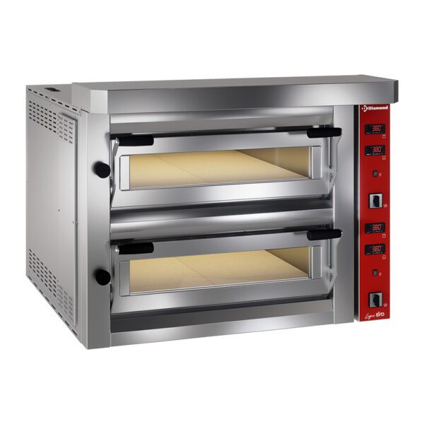 Diamond Europe - Four électrique à pizzas 2x 4 pizzas