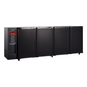 Diamond Europe - Refroidisseur de bouteilles- noir- 4 portes- 783 litres