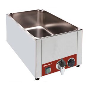Diamond Europe - Bain-marie de table électrique GN 1/1 - 150 mm + robinet