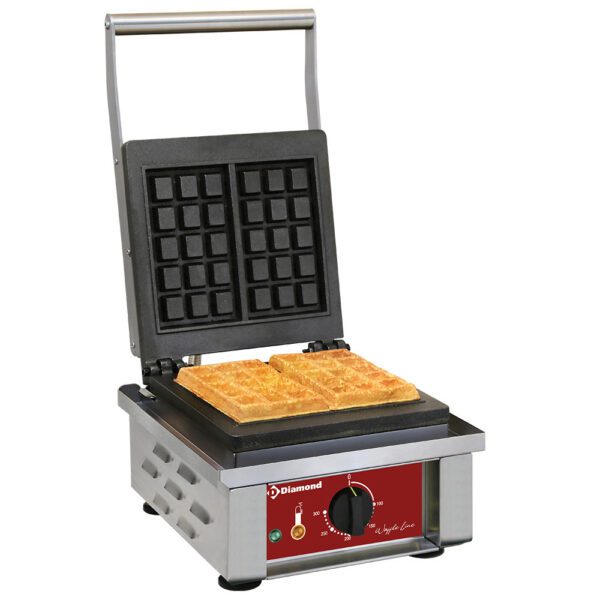 Diamond Europe - Gaufrier électrique 2 pièces "Type Bruxelles 3x5"