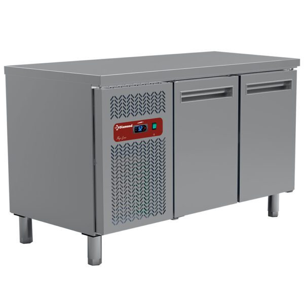 Diamond Europe - Table frigorifique- ventilée- 2 portes GN 1/1 (260 Lit.)