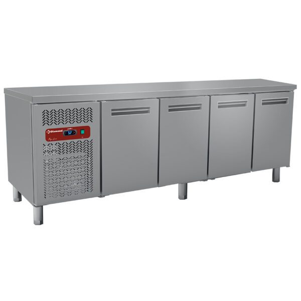 Diamond Europe - Table frigorifique- ventilée- 4 portes GN 1/1 (550 Lit.)