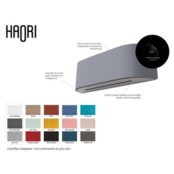 TOSHIBA - Climatisation réversible chauffage & refroidissement Mural Haori – Image 3