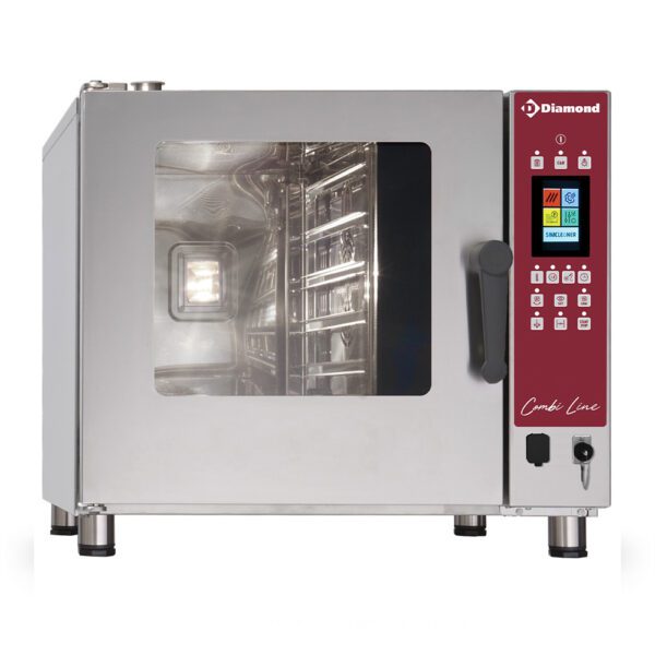Diamond Europe - Four électrique TOUCH SCREEN vapeur - convection 5x GN 1/1 - AUTO-CLEANING