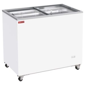 Diamond Europe - Conservateur bahut- 303 litres- couvercles coulissants sur roulettes