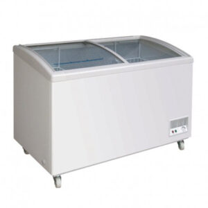 Furnotel - Congélateur bahut 328 L - Couvercle vitré coulissant